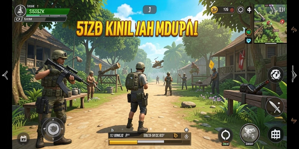 Tampilan gameplay simulasi yang menawan di 555ZK.