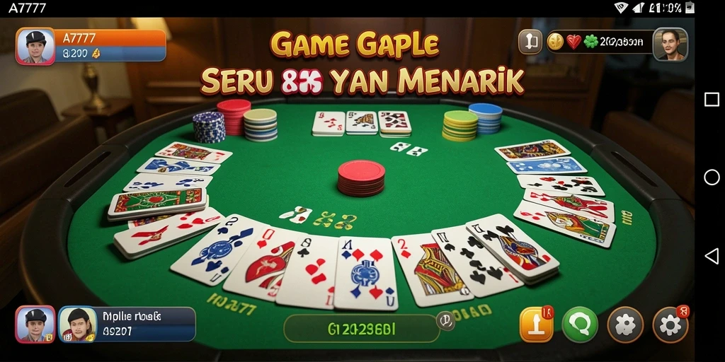 Tampilan gameplay A7777 yang seru dan intuitif.