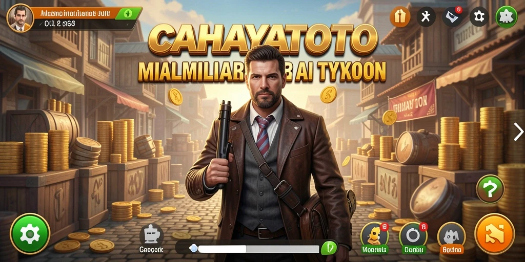 Screenshot utama CAHAYATOTO yang menampilkan gameplay seru Tycoon.