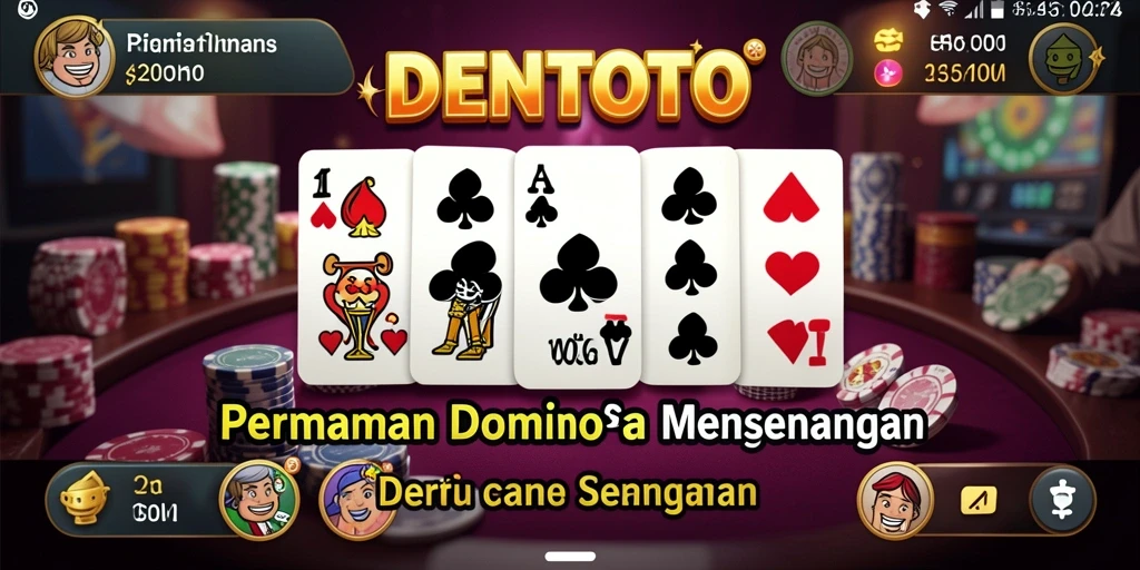 Tampilan gameplay DENTOTO yang seru dan interaktif.