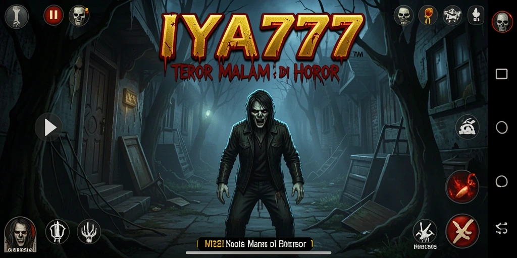 Tampilan gameplay <strong>IYA777</strong> yang mencekam dan penuh ketegangan.