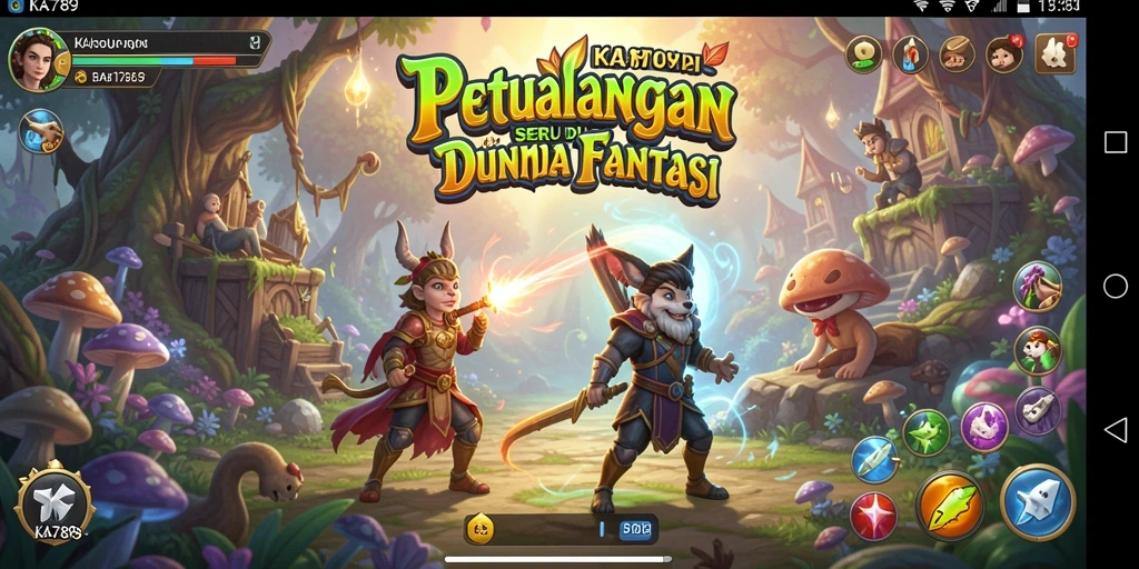Screenshot menunjukkan aksi seru dalam gameplay KA789.