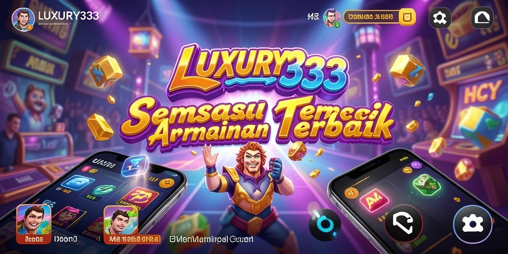 Tampilan gameplay menegangkan dari LUXURY333 di layar ponsel.