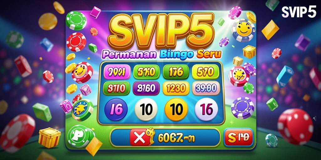 Screenshot SVIP5 menampilkan gameplay Bingo yang menarik dan menyenangkan.