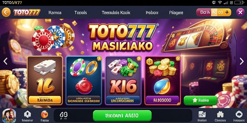 Tampilan gameplay TOTO777 yang menarik dan mengasyikkan.